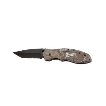 FASTBACK ™ 迷彩彈簧鋸齒折疊刀