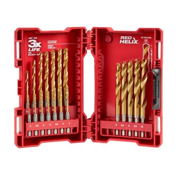 SHOCKWAVE™ RED HELIX™ 鈦合金鑽頭套裝