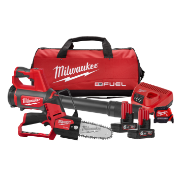 M12 FUEL™ 鋰電無碳刷鏈鋸鼓風機雙機組