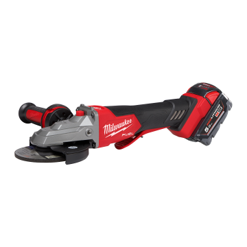 M18 FUEL™ 鋰電無碳刷5″扁頭速停砂輪機 (槳式)