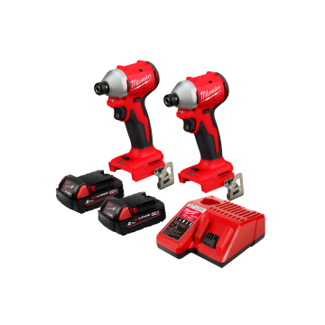 M18™ 鋰電精銳無碳刷雙起子機組