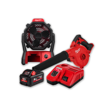 18V鋰電電扇鼓風機雙機組