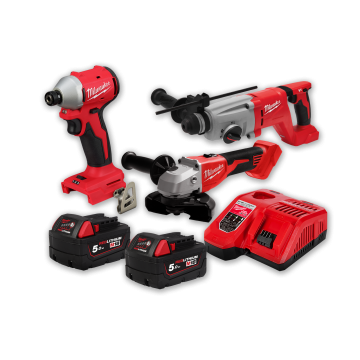 18V鋰電精銳無碳刷起子電鑽組