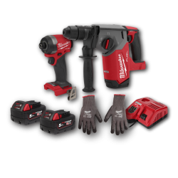 M18 FUEL™ 鋰電無碳刷起子鎚鑽組