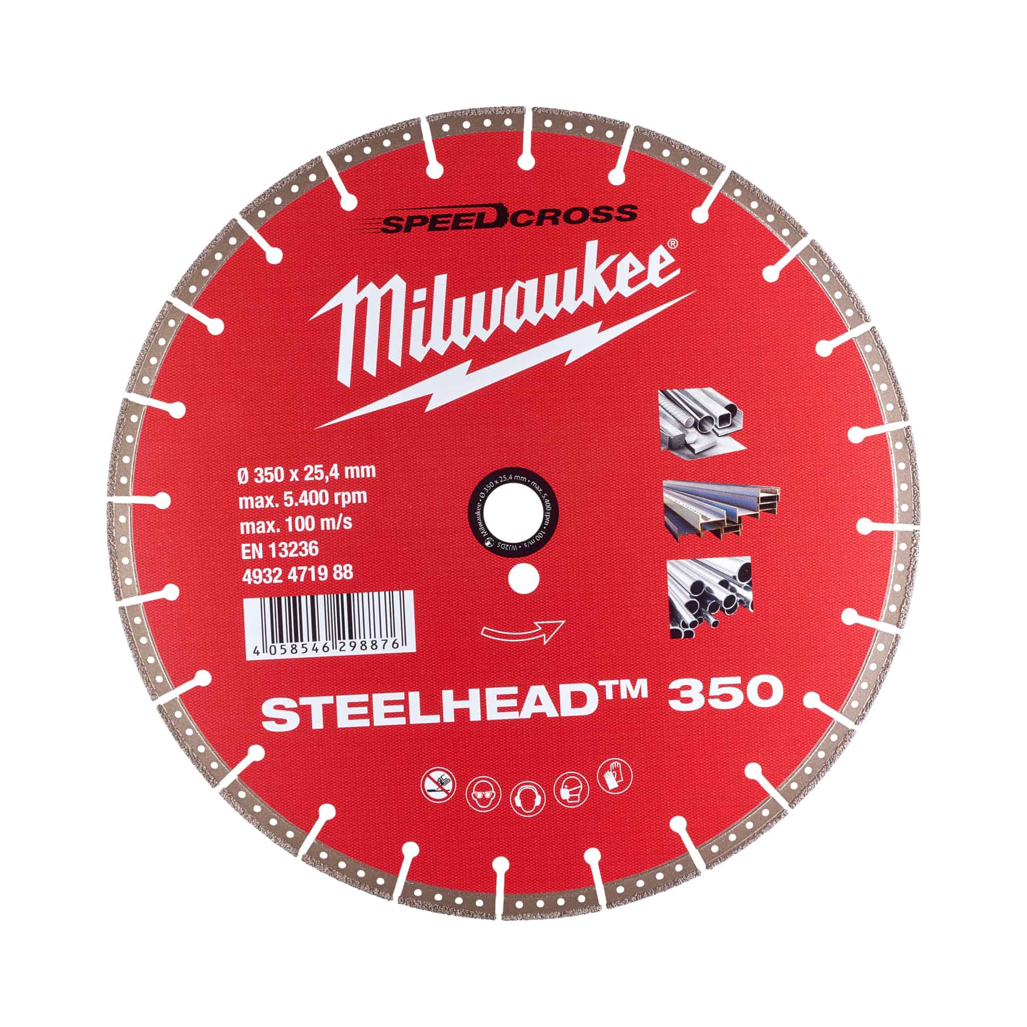 頂級STEELHEAD™ 鐵工鋸片350mm - Milwaukee Tool Taiwan 美沃奇